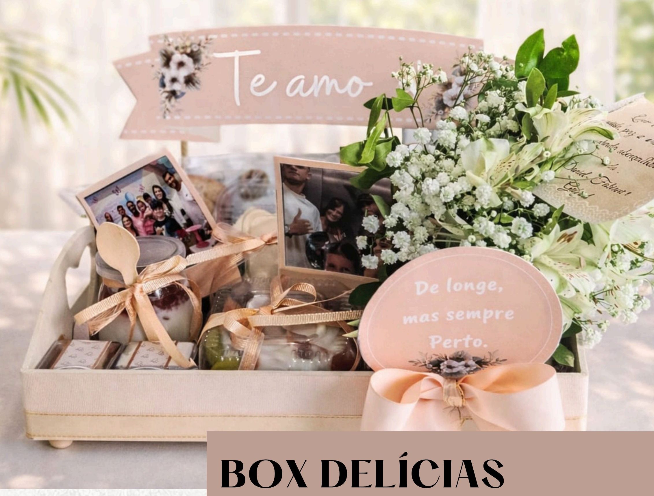 Box Delícias Matinais — foto real da cesta montada pela Box pra Quem