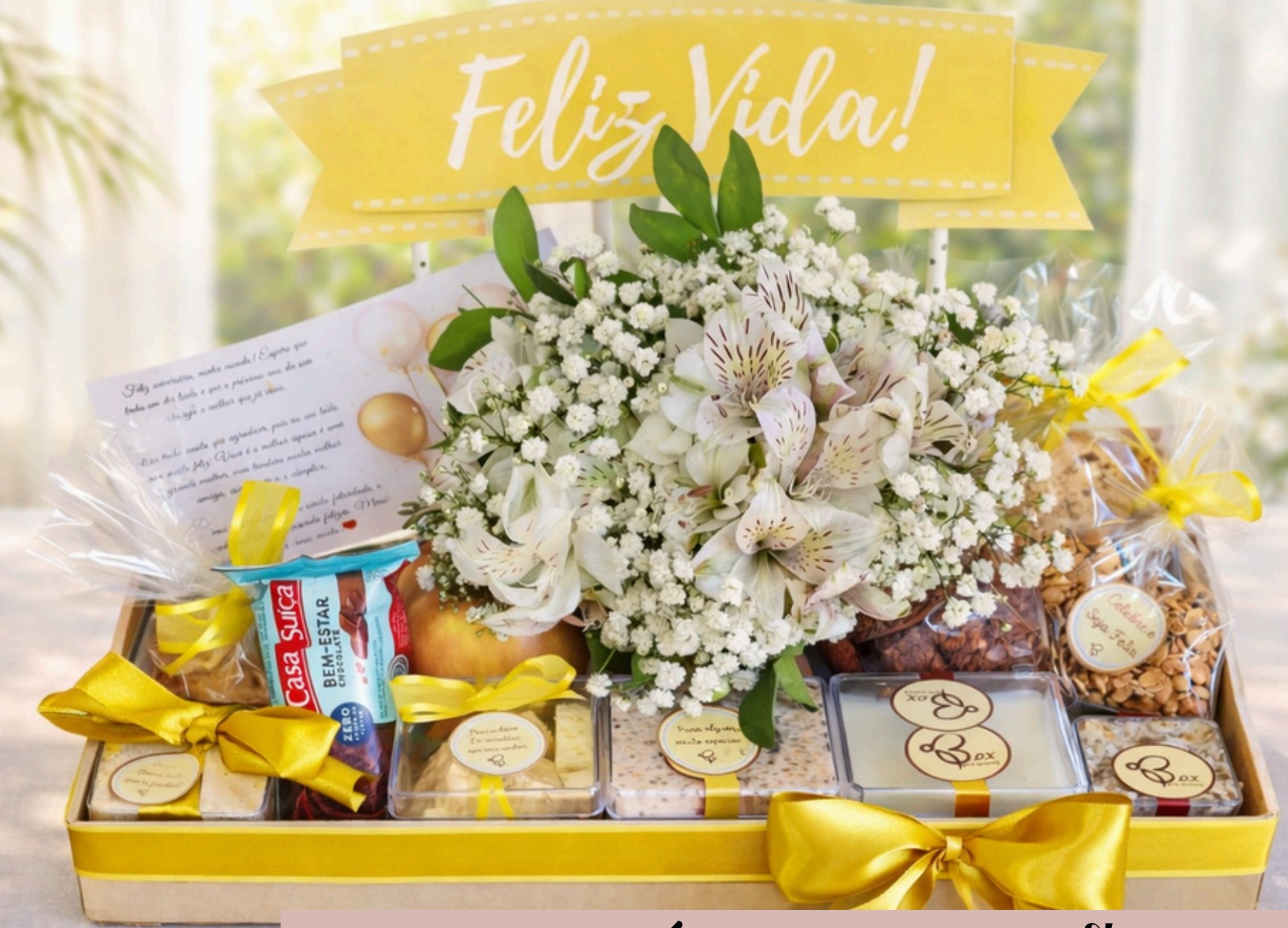 Box Saudável — foto real da cesta montada pela Box pra Quem